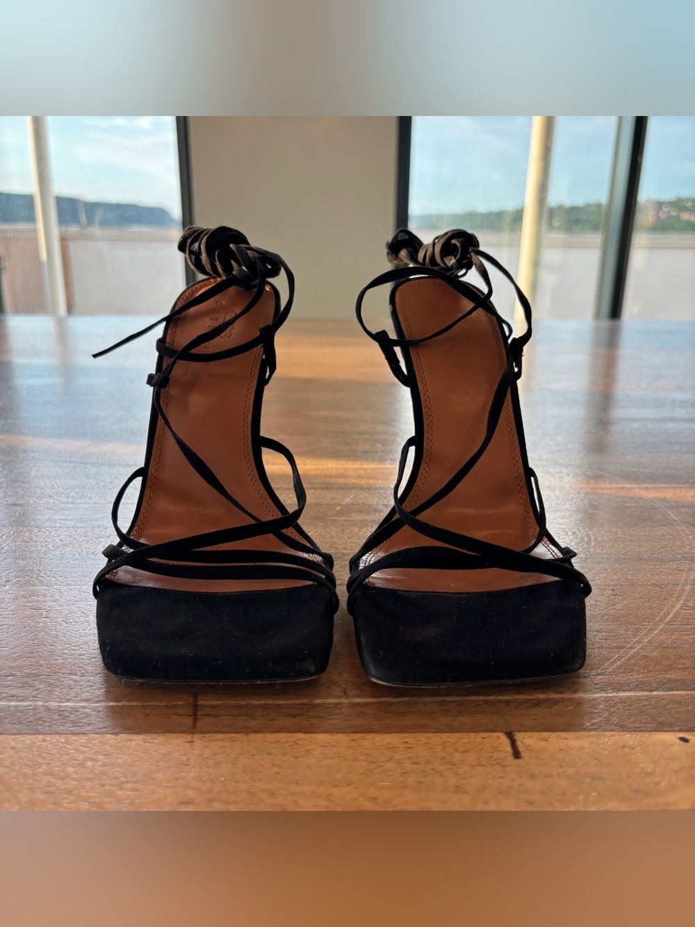 Asos Strappy Lace Up Heels, Size 8 - Picture 2 of 10